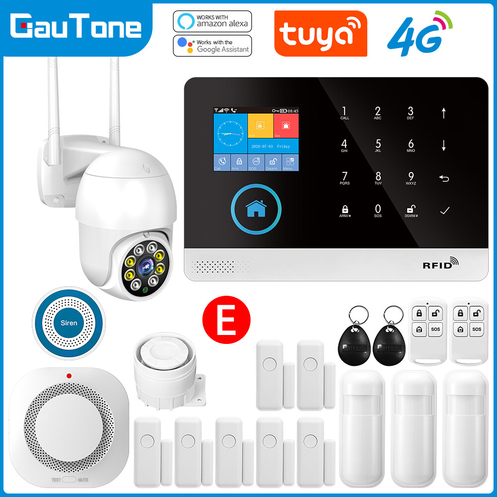 Wifi 4G Alarme Sans Fil Maison Connecte Systeme De Securite